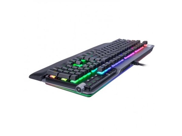 Thermaltake ARGENT K5 RGB, täysikokoinen (100 %), USB, mekaaninen, RGB LED, titaani, titaani