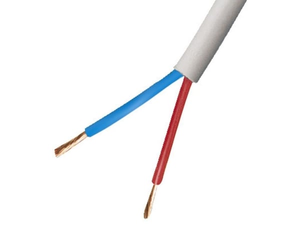 Monacor SPC-515/WS, Kopper, 100 m, Hvit