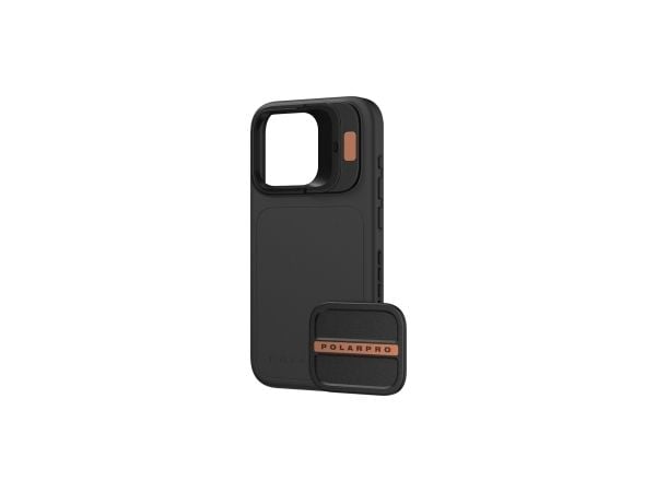 PolarPro LiteChaser 15 suojakuori iPhone 15 Pro Max, MagSafe-yhteensopiva, musta