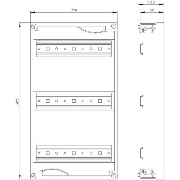 Siemens 8GK4351-3KK11, 450 mm, 260 mm, 465 mm, 30 mm, 707,5 g