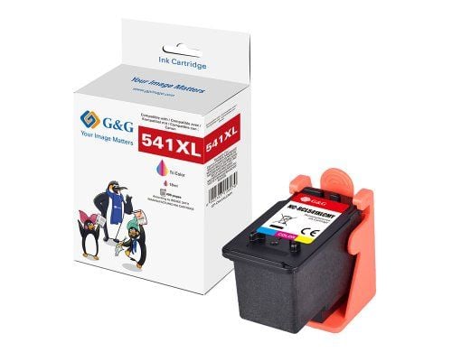 G&G 14690, Hög (XL) avkastning, Cyan, Magenta, Gul, 18 ml, 1 styck, 400 sidor, Enpack