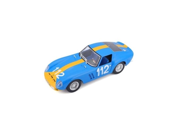 Bburago Model Car18-26305 Ferrari 250 GTO 1:24 sininen / keltainen