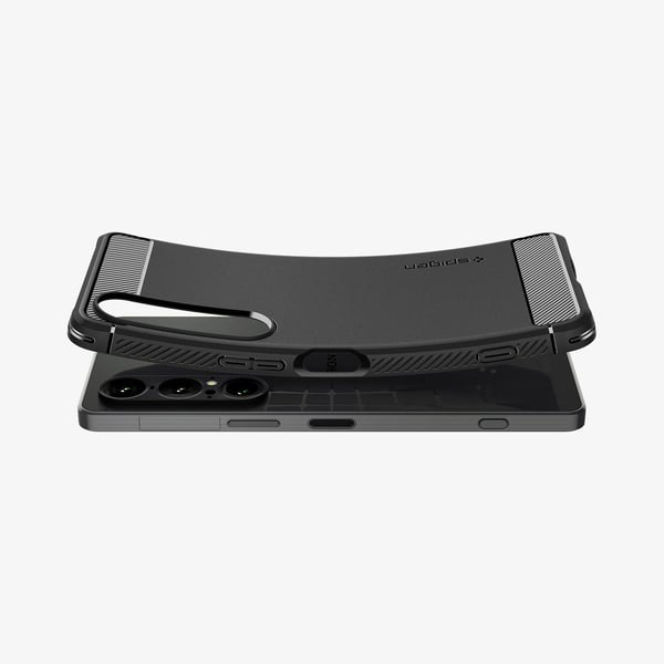 Spigen Rugged Armor - Bakdeksel for mobiltelefon - termoplastisk polyuretan (TPU) - matt svart