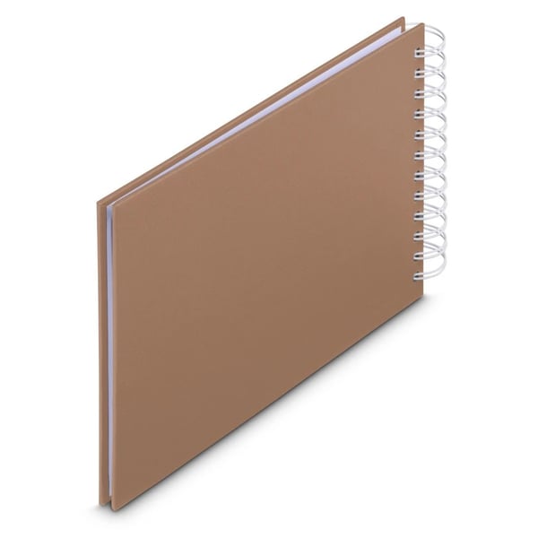 Hama 00009848, Brun, 50 ark, Spiralbinding, 10 x 15, Hvit, 50 ark