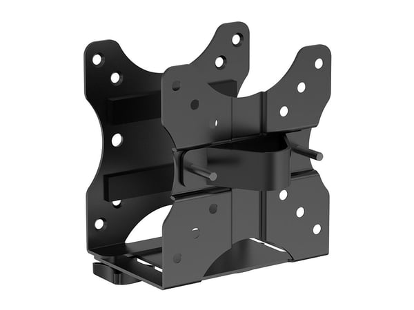 Multibrackets M Thin Client Holder - Monteringssats (hållare, fäste för tunn klient/CPU-hållare) - för PC - stål, plast - svart