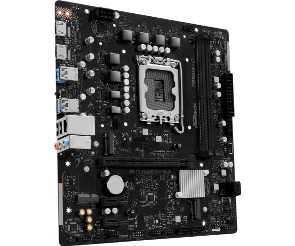 ASRock B860M-H2 -emolevy, Intel B860, LGA1851, micro-ATX, DDR5