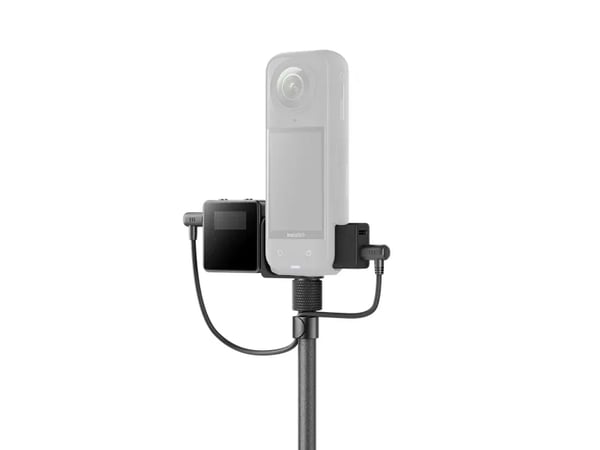 Insta360 CINSBAHP, Vaimennettu mikrofonikehto, Insta360, RØDE Wireless GO, GO II, Me, Pro, musta, Muovi, Silikoni, Kiina