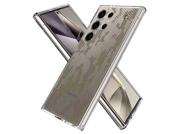 Spigen Ultra Hybrid, Suojus, Samsung, Galaxy S24 Ultra (2024), 17,3 cm (6.8"), Maastoväri
