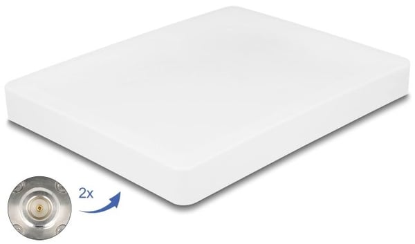 Delock - Antenn - Wi-Fi - 8 dBi - riktnings- - inomhus/utomhus, monteras på stång