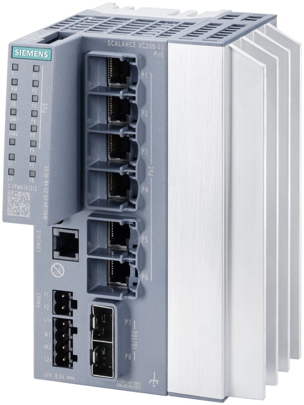 Siemens 6GK5206-2RS00-2AC2, administrerad
