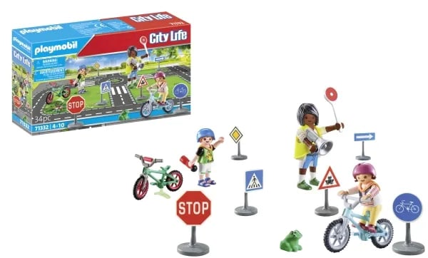 City Life 71332 bicycle course set with figures