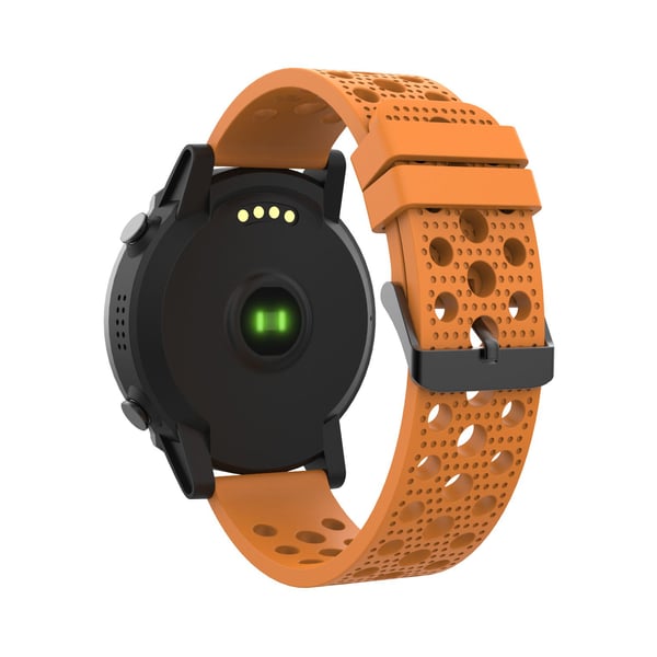 DENVER SW-660 - Svart - smart klocka med band - orange - display 1.3" - Bluetooth