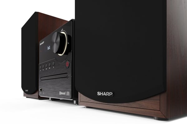 Sharp XL-B512(BR) mikrohifijärjestelmä 45 W CD/FM/USB/Bluetooth 5.0, ruskea