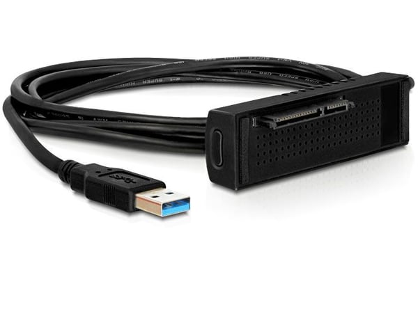 Delock Dockingstation SATA HDD > USB 3.0 - Kontrollerkort - 2,5 tum/3,5 tum delad - SATA 6Gb/s - USB 3.0
