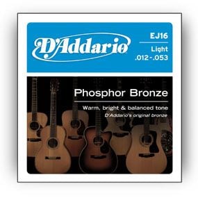 D''Addario EJ16, Gitar, Stål, Akustisk, 6 stykker