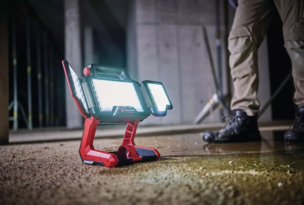 Einhell TP-CL 18/3000 Li, LED, 60 lamppu(a), 1,74 kg, musta, Punainen, Vapaasti seisova työvalo - SOLO