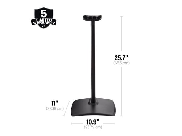 Sanus WSSE3A2-B2 kaiutinjalustat Sonos Era 300 -kaiuttimille, 2 kpl, musta
