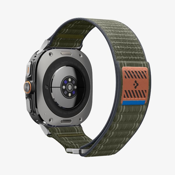 Spigen WBF0, Band, Smartwatch, Grön, Samsung, Galaxy Watch Ultra, Tyg