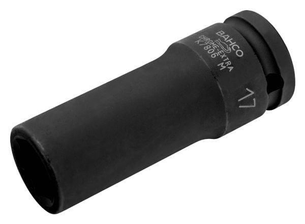 Bahco K7806M-19, Krafttop, musta, 1 kärkipää(t), 1/2", metrinen, 19 mm