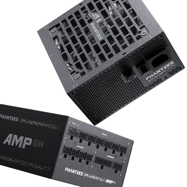 PHANTEKS AMP GH 1200W 80 PLUS Platinum virtalähde, PCIe 5.1, ATX 3.1 - 1200 wattia, musta
