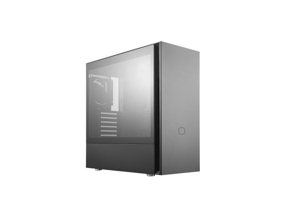 Cooler Master Silencio S600 ATX-miditower-kotelo, karkaistu lasi, musta