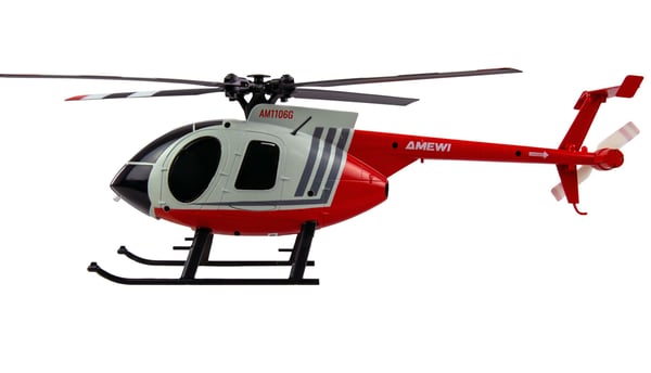 Amewi RC Helikopteri MD500 Li-Po akku 350mAh hopea/punainen