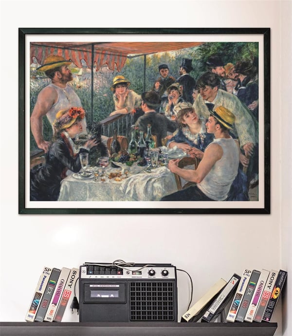 Clementoni Puzzle Compact Museum Renoir - Luncheon Of The Boatin 1000 stykker (37063)