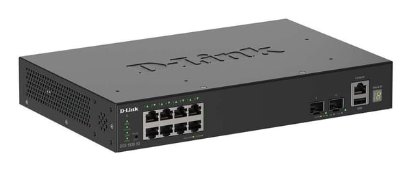 D-Link SmartPro DGS-1530-10/E nettverkssvitsj 8x 10/100/1000, 2x 10G SFP+