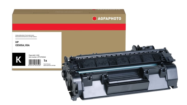 AgfaPhoto - Svart - kompatibel - tonerpatron (alternativ for: HP CE505A) - for HP LaserJet P2055