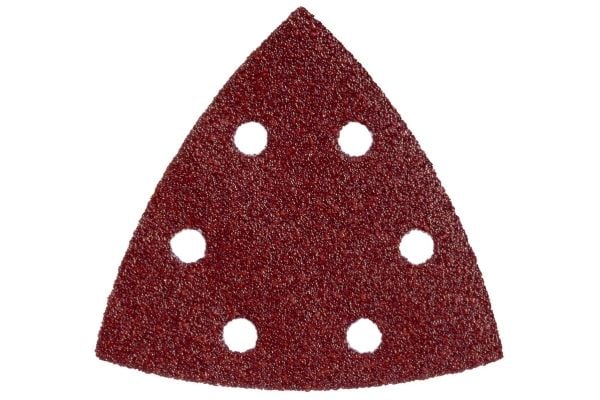 Metabo 624944000, Hiomapaperi, Metalli, Polyesteri, Ruostumaton teräs, Terästä, Puu, Punainen, 93 mm, 93 mm, 5 kpl