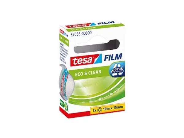 TESA 57035, 10 m, Gjennomsiktig, CE, 15 mm, Hengende boks, 1 stykker