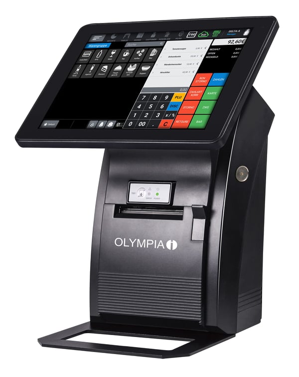 Olympia T210, 25,4 cm (10"), LCD, Alt-i-ett, Sort, Android 11, 12 V