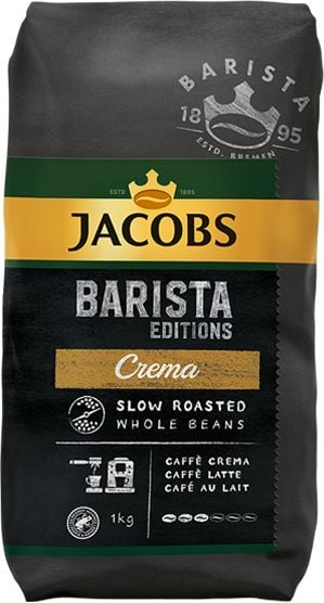 Jacobs Barista Editions Crema, 1 kg, Caffe crema, Caffe latte, Middels stekt