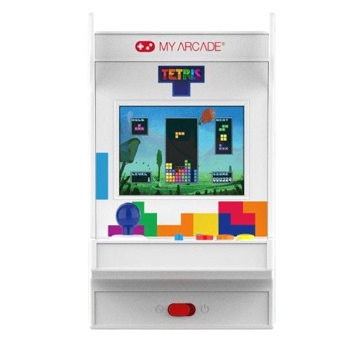 My Arcade DGUNL-7026, Arkad, Multifärg, Vit, Analog, D-pad, Strömknapp, Startknapp, Knappar, LED