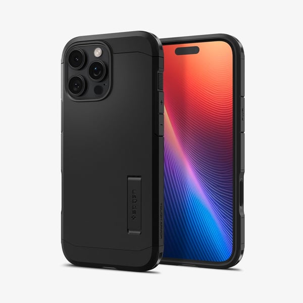 Spigen iPhone 16 Pro Max Case, Apple iPhone 16 Pro Max, musta