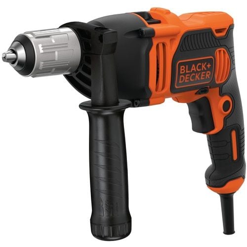 Black & Decker BEH850K, Suora pora, Avaimeton, Musta, Oranssi, 1,3 cm, 3100 RPM, 3,2 cm