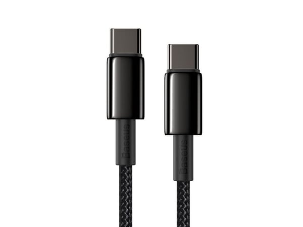 Baseus 6953156232051, 1 m, USB C, USB C, USB 2.0, 480 Mbit/s, Lajittelu