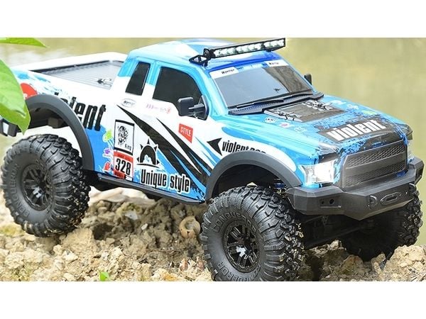 Amewi 22594 radiostyrt pickup-crawler 1:10 1500 mAh, blå