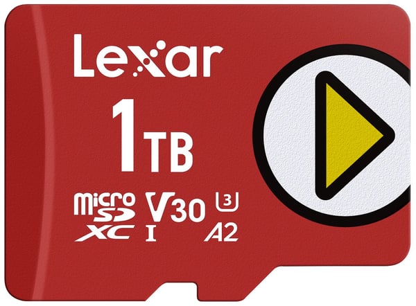 Lexar LMSPLAY001T-BNSNG, 1 TB, MicroSDXC, Klasse 10, UHS-I, 205 MB/s, 140 MB/s