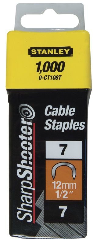 Stanley 1-CT109T, Pakke med stifter, 1,4 cm, 7,8 mm, Sølv, Stanley, 45 mm