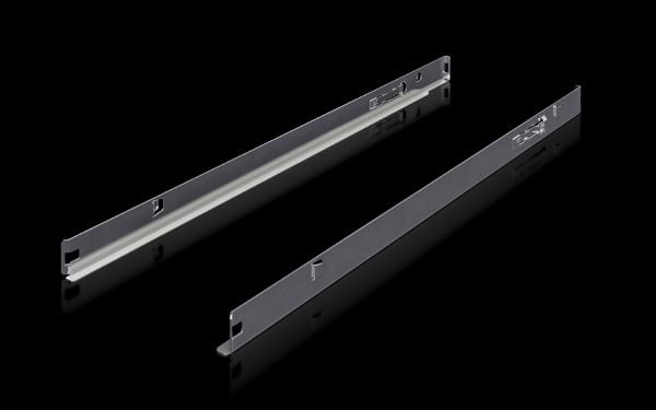 Rittal IT 7100.410, Kehikkokisko, Terästä, Metallinen, 8 kpl, 12,8 kg