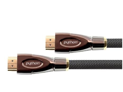 PYTHON HDMI 2.0-kabel 3m Ethernet 4K*2K UHD gullbelagt OFC svart
