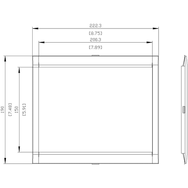 Siemens 3VA9503-0SB10 Effektkomponent 1 st (B x H) 200,3 mm x 150,8 mm