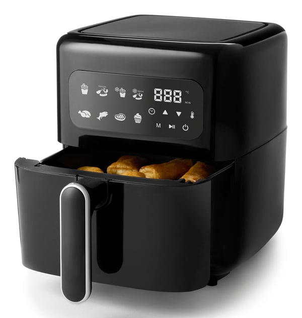 Fritel SnackTastic 4303, Varmluftsfritös, 2,8 l, 0,8 kg, 80 ° C, 200 ° C, 2 personer