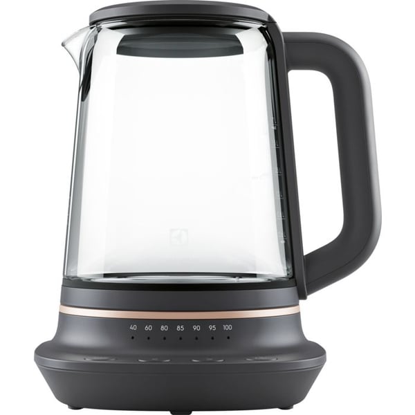 Electrolux E7GK1-8BP vedenkeitin 2000 W 1,7 l säädettävä lämpötila, musta/kupari
