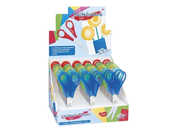 Wedo 73 30, Lapsi, Yksi, Valikoidut värit, Ruostumaton teräs, Askartelusakset, 13 cm