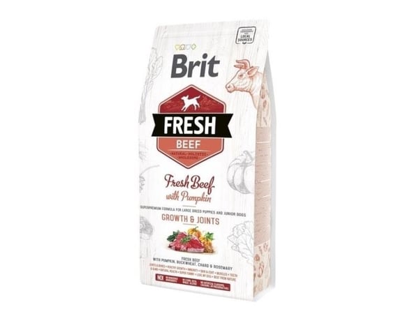 Brit Fresh Puppy Large Breed Growth & Joints, Beef, 12 kg