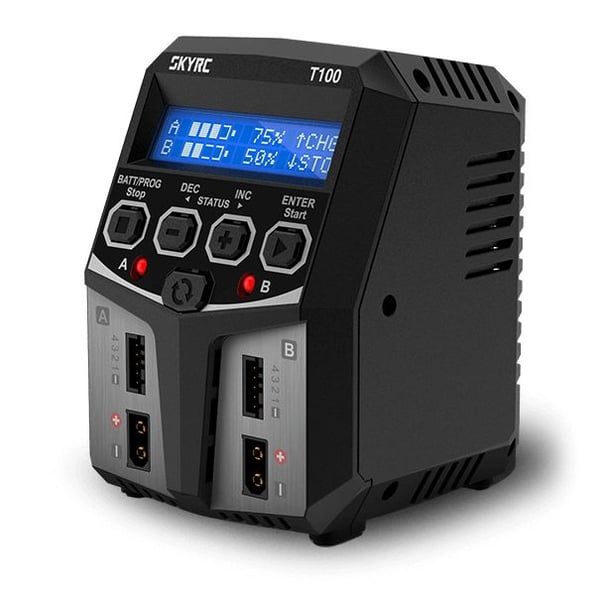 SkyRC T100 batterilader 2 x 50 W