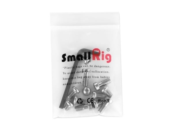 SmallRig 1713, Kiinnitysruuvi, hopea, ruostumaton teräs, 1/4-20", 45 g, 13 kpl