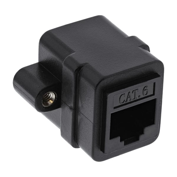 InLine 69990Y, RJ-45, RJ-45, Musta